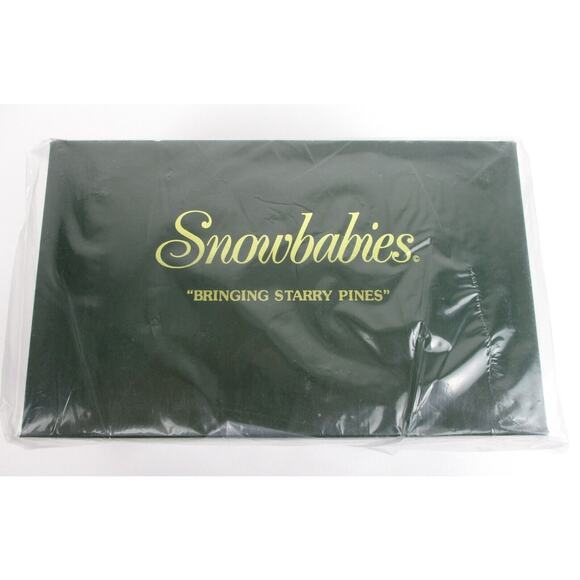 Dept 56 Snowbabies Bringing Starry Pines Figurines #68624 Brand New in Box - Picture 1 of 4